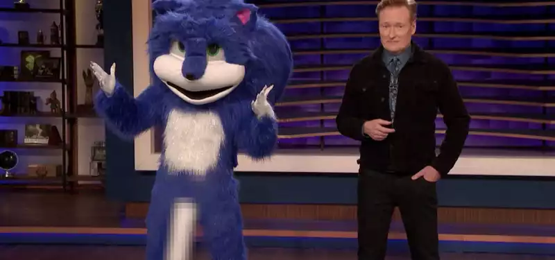 "Redesigned" sonic will appear in "Conan"