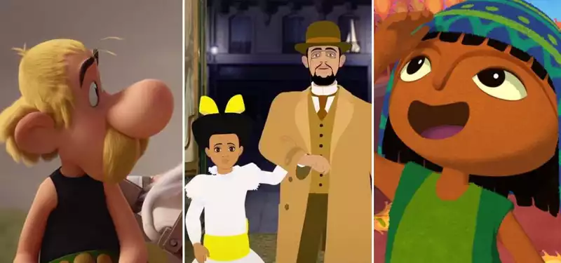 3 animation features, 4 shorts nominated for the French César Award