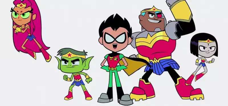 teen titans go! The movie trailer is entertaining with a 20-second fart joke