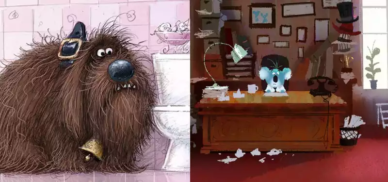 These artists from "Sing" and "The Secret Life of Pets" have shared their artwork online