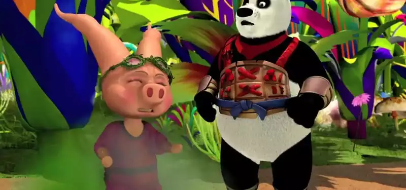 The knockoff of Lionsgate's "Kung Fu Panda" looks even worse than you thought