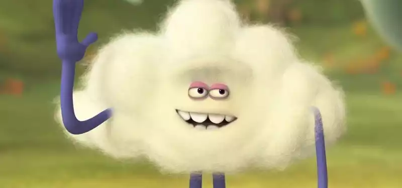 The new "Troll" clip with Cloud Guy is more stupid than Dreamworks' usual