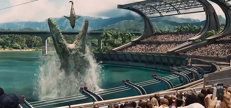 the jurassic world trailer has arrived.