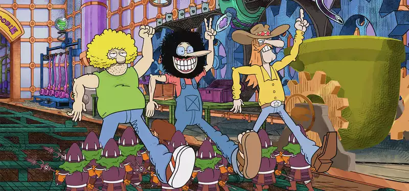 "The Freak Brothers" finished production of the first season and the cast was announced.