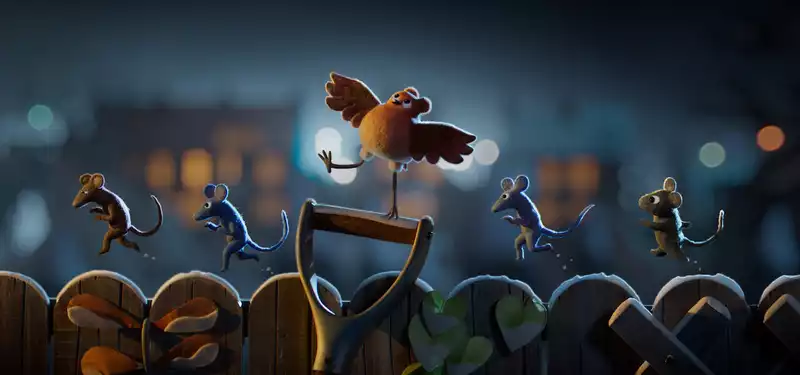 Aardman exchanges clay for felt in the "Robin Robin" teaser (watch)