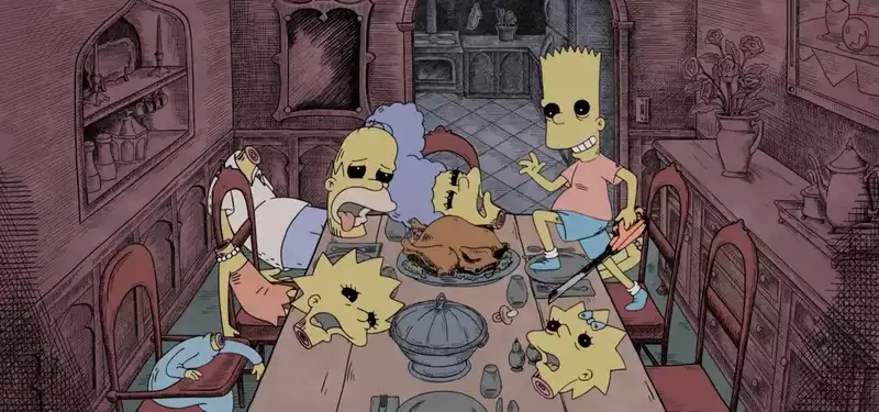 "The Simpsons" Parody Edward Gorey in Halloween Special