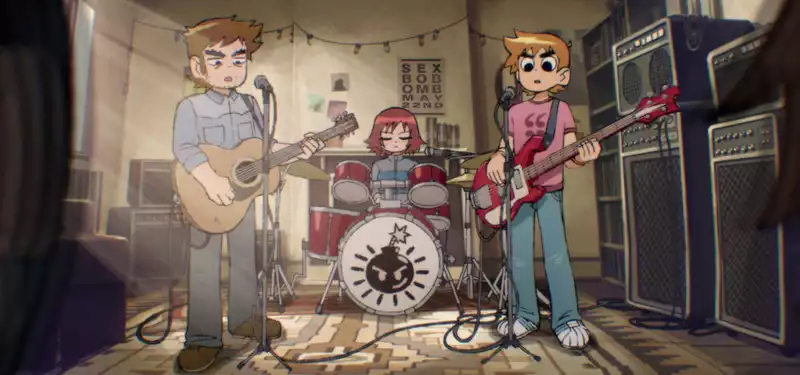 Netflix is announcing the first trailer for the upcoming animated series "Scott Pilgrim Takes Off."