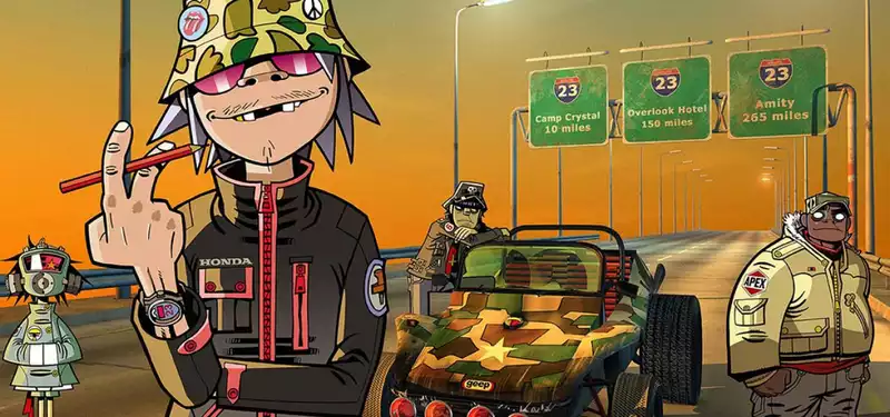 Gorillaz animated series, to be released in 2018.