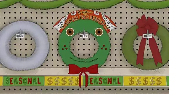 The Life and Death of the Novelty Christmas Wreath, by Michael Ruocco.