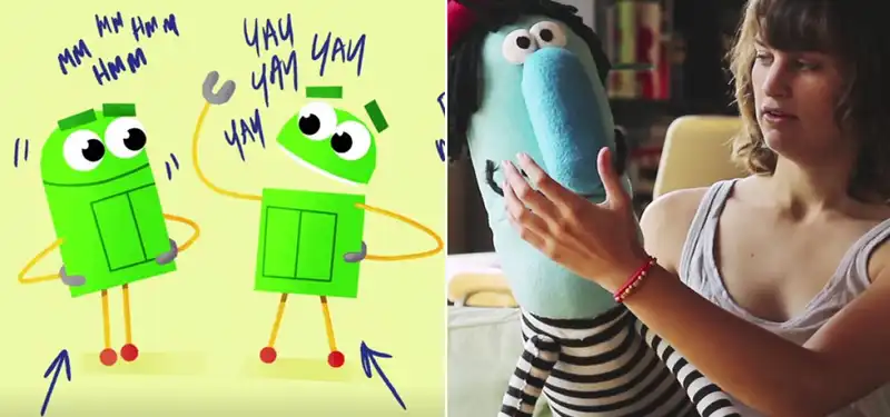 Video: Exclusive behind the scenes, watch 2D animation and dolls in "Ask Storybots".