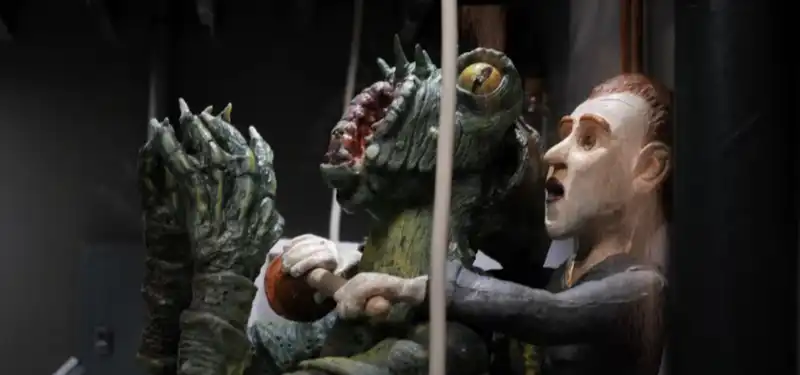 DIY home maintenance gets scary in the stop-motion short film “IT Came From Beneath The Drain”.