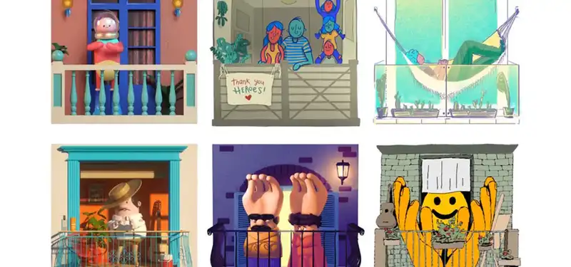 Stay Home, Stay Positive,” a collaborative animation jam for the modern age